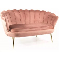 Dīvāns CAMELLIAS 2 VELVET rozā